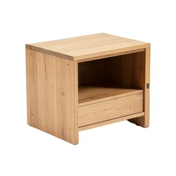 Coughlin Solid Wood End Table With Storage