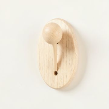 Olive Arc Wall-Mounted Robe Hook - Ivory (synthetic illustration; no displayed measurements)