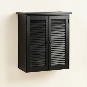 Glen Canyon Wall-Mounted Laundry Cabinet - Black (synthetic illustration; no displayed measurements)