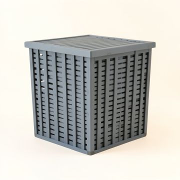 Oak Branch Laundry Hamper - Gray (synthetic illustration; no displayed measurements)