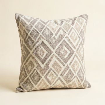 Izabelle Geometric Cotton Throw Pillow Cover (synthetic illustration; no displayed measurements)