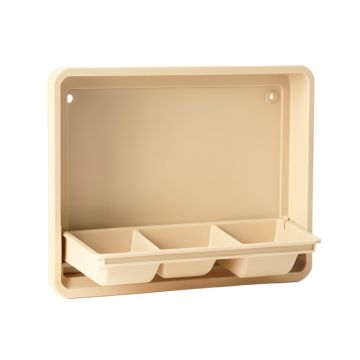 Heath Crossing Empty Wall-Mounted Tool Organizer Panel - Beige