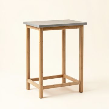 Field Crest Freestanding Laundry Folding Counter - Gray (synthetic illustration; no displayed measurements)