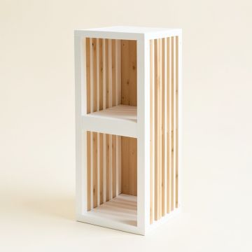 Sage Bend Narrow Cubby Tower - White (synthetic illustration; no displayed measurements)