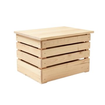 Bay Bend Closed Outdoor Storage Box - Beige