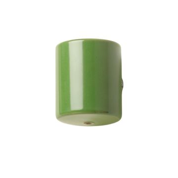 Brook Crest Wall Sconce Mounted On A Plain Wall - Green