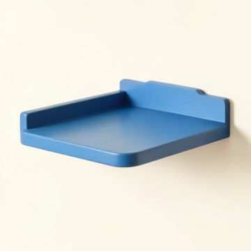 Maple Field Wall-Mounted Cat Perch - Blue (synthetic illustration; no displayed measurements)