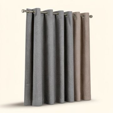 Bryttnee Chevron Blackout Thermal Grommet Curtain Panels (synthetic illustration; no displayed measurements)