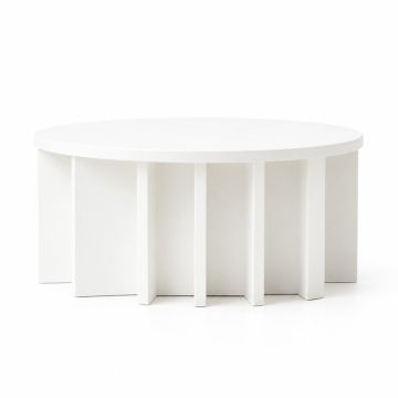 Reed Crest Shoe Storage Bench - White