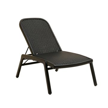 Hazel Bluff Outdoor Lounge Chair - Black
