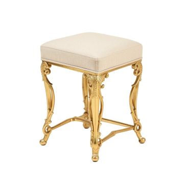 Culebra Scrollwork Iron Vanity Stool