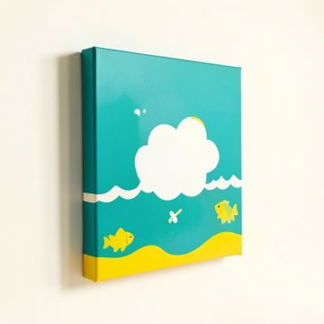 Brierfield Pool Float Canvas Art (synthetic illustration; no displayed measurements)