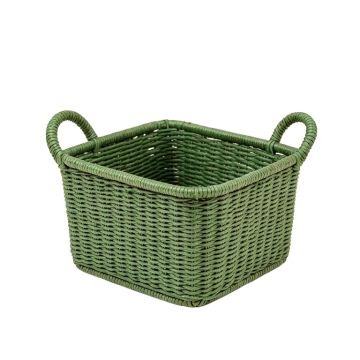 Flint Canyon Empty Storage Basket - Green
