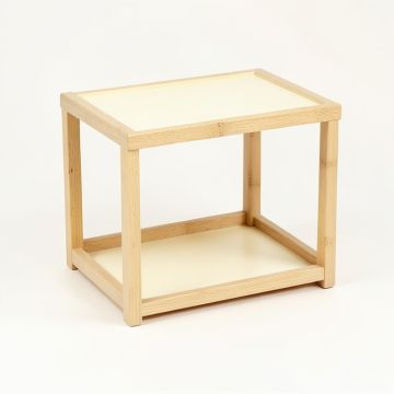 Sage Branch Empty Coffee-Station Organizer - Cream (synthetic illustration; no displayed measurements)