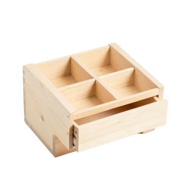 Clay Bridge Empty Coffee-Station Organizer - Ivory