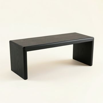 Birch Dale Indoor Bench - Black (synthetic illustration; no displayed measurements)