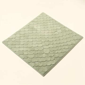 Mermaid Scales Plum/Pale Green Area Rug (synthetic illustration; no displayed measurements)