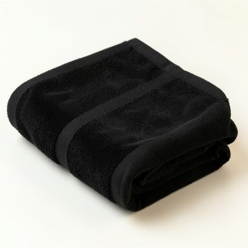 Pine Dale Bath Towel - Black (synthetic illustration; no displayed measurements)