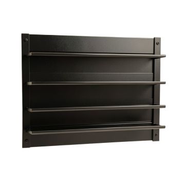 River Bend Empty Wall-Mounted Tool Organizer Panel - Black