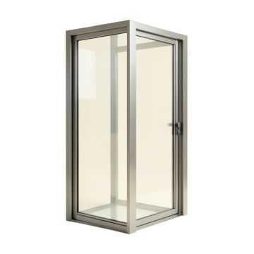 Hanson 44 '' - 48 '' W X 76 '' H Door Opening Sliding Semi-Frameless Shower Door