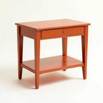 Birch Bluff Side Table - Terracotta (synthetic illustration; no displayed measurements)