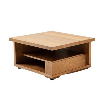 Boxdale Solid Wood Coffee Table With Storage