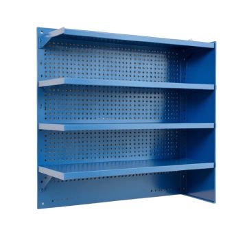 Alder Dale Empty Wall-Mounted Tool Organizer Panel - Blue
