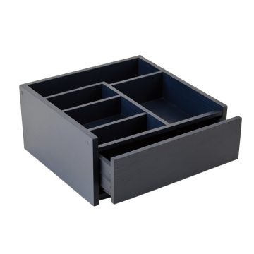 Harbor Branch Empty Coffee-Station Organizer - Navy
