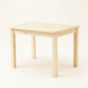 Stone Bluff Patio Table - Ivory (synthetic illustration; no displayed measurements)