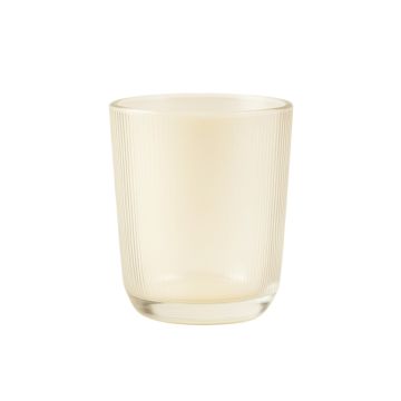 Dune Crest Empty Candle Holder - Ivory
