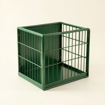 Fern Dale Empty Furniture-Style Pet Crate - Green (synthetic illustration; no displayed measurements)
