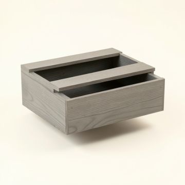 Brook Edge Small-Parts Storage Drawer Cabinet - Gray (synthetic illustration; no displayed measurements)