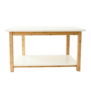 Dune Brook Empty Workshop Workbench - White