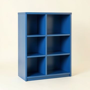 Vale Falls Freestanding Bookcase - Blue (synthetic illustration; no displayed measurements)