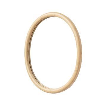Cedar Bend Framed Wall Mirror - Beige