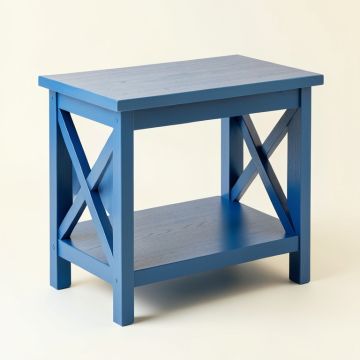 Bay Bridge Side Table - Blue (synthetic illustration; no displayed measurements)