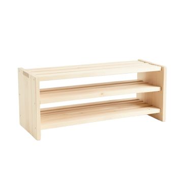 Juniper Bridge Shoe Storage Bench - Ivory