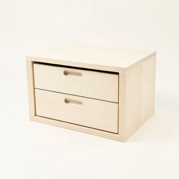 Moss Branch Small-Parts Storage Drawer Cabinet - Ivory (synthetic illustration; no displayed measurements)