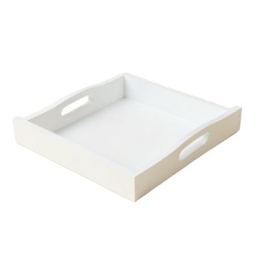 Reed Arc Serving Tray - White