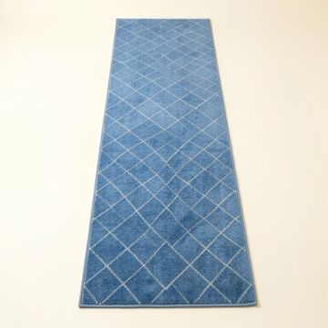 Spruce Crest Narrow Runner Rug - Blue (synthetic illustration; no displayed measurements)