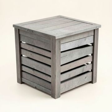 Dune Brook Closed Garden Compost Bin - Gray (synthetic illustration; no displayed measurements)