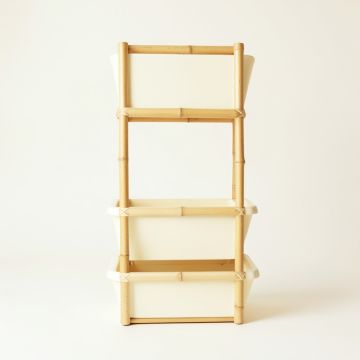 Rowan Brook Empty Vertical Garden Frame - Cream (synthetic illustration; no displayed measurements)