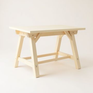 Ash Branch Empty Workshop Workbench - Cream (synthetic illustration; no displayed measurements)