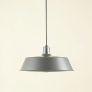 Hill Canyon Pendant Light Suspended From One Plain Cable - Gray (synthetic illustration; no displayed measurements)