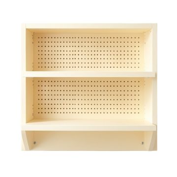 Heath Canyon Empty Wall-Mounted Tool Organizer Panel - Ivory