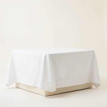 Bay Crest Flat Bed Sheet - White (synthetic illustration; no displayed measurements)