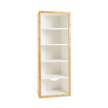 Meadow Bend Narrow Cubby Tower - White