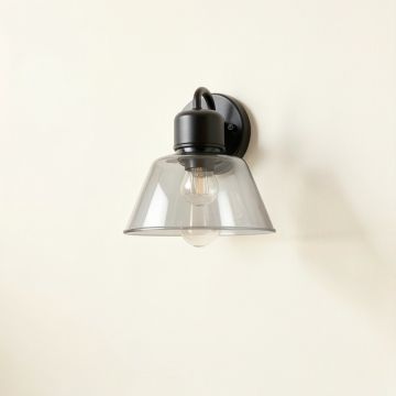 Brook Crossing Wall Sconce Mounted On A Plain Wall - Gray (synthetic illustration; no displayed measurements)