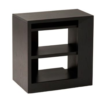 Linden Bend Empty Mug-Storage Cabinet Insert - Black (synthetic illustration; no displayed measurements)