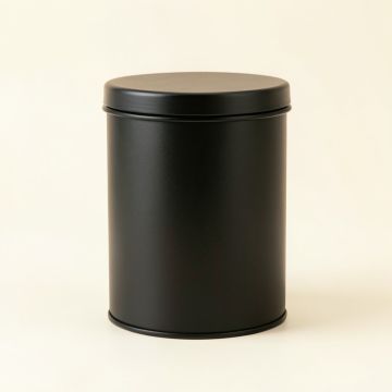 Clay Branch Storage Canister With Lid - Black (synthetic illustration; no displayed measurements)